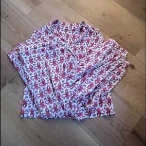 Roller rabbit pink monkeys polo XXS